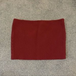 L.A hearts ribbed tube top